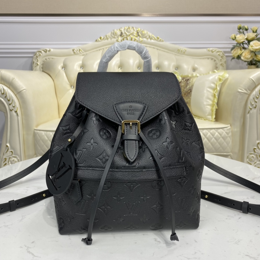 Louis Vuitton MONTSOURIS BACKPACK Monogram M45205 Black 